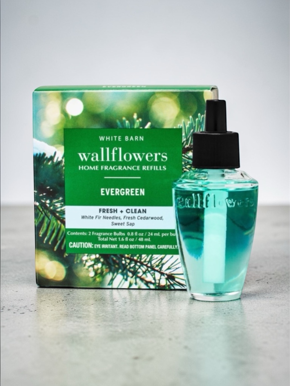 Bath and Body Works Wallflowers Refill Evergreen Winter Holiday Refills NWT